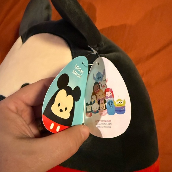 Disney Squishmallows Mickey Mouse Plush Stuffed Animal Large 16 Inch NWT - Picture 5 of 5